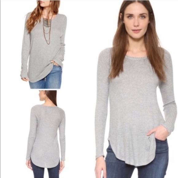Chaser Tops - 🖤3/$20 Chaser grey long sleeve knit shirt  L